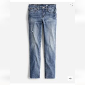 J. Crew 9" mid-rise vintage slim-straight jean in Tilda wash, Size 29